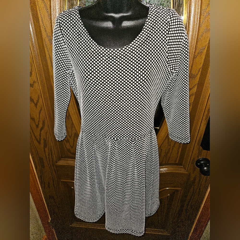 Uncle Frank Black and White Polka Dot Dress